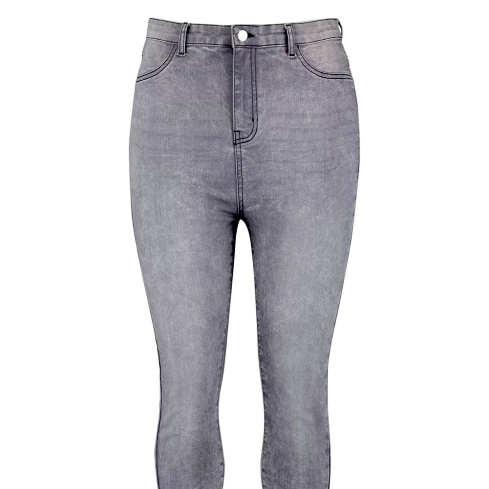 Plus Size Acid Wash Jeggings - Picture 3 of 5